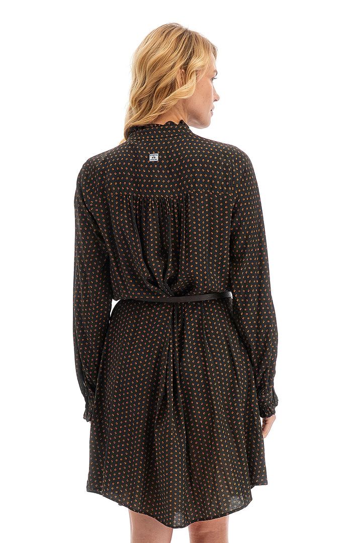 La Martina  Dress L/S Printed Poplin/Haljina WWD004