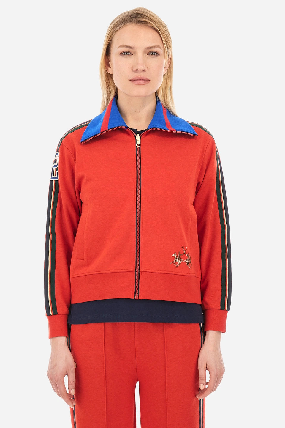 La Martina Full Zip Interlock Fleec/Gornji dio trenirke WWF300FP556
