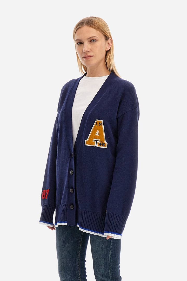 La Martina Cardigan Cotton Wool  /Pulover WWS300YC024