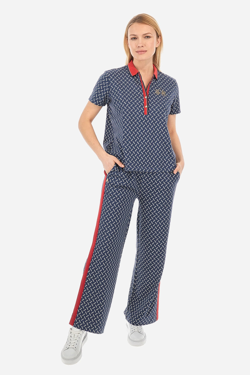 La Martina Fleece Trousers Jacquard/Hlače WWT002FP555