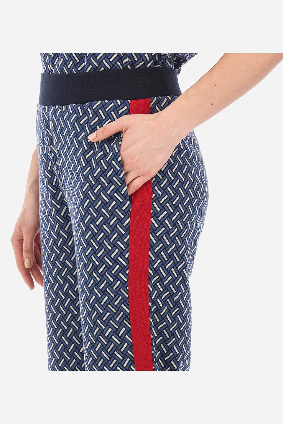 La Martina Fleece Trousers Jacquard/Hlače WWT002FP555