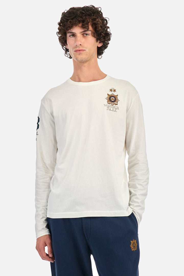 La Martina Man T-Shirt Semi Guards Peache/ Majica ZMRG30JS342