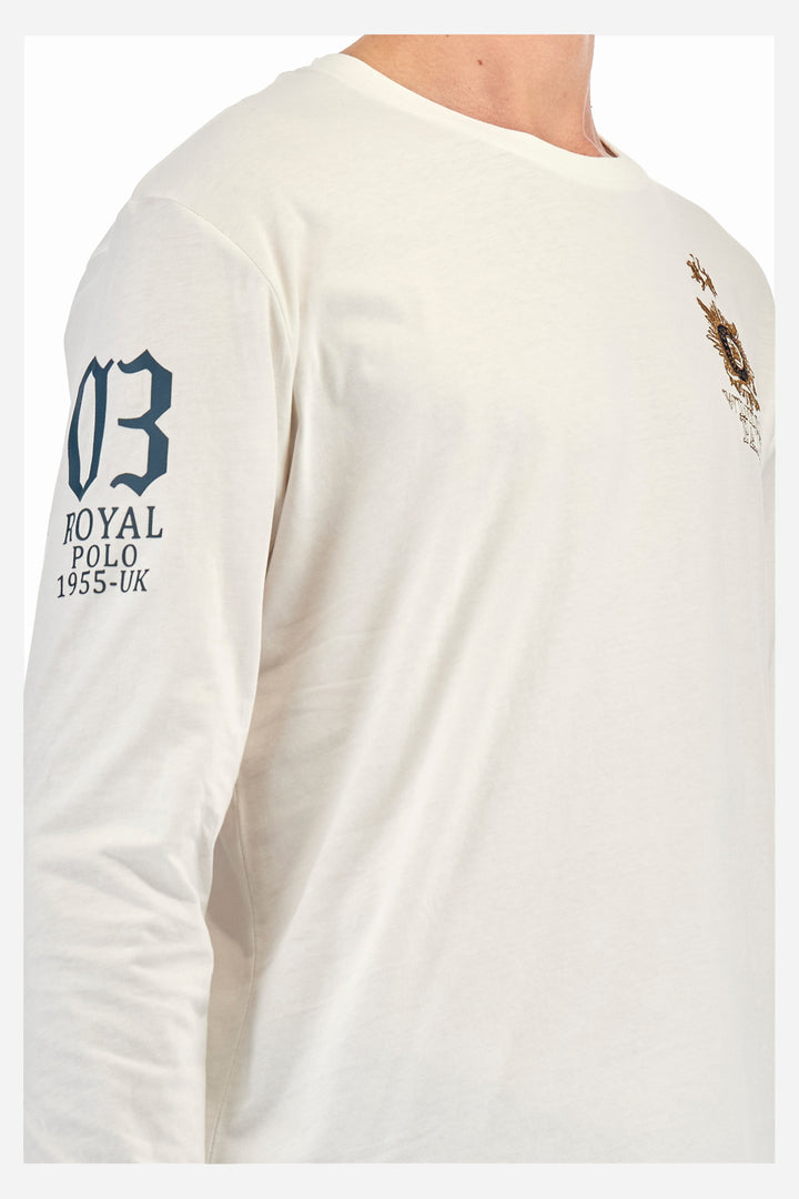 La Martina Man T-Shirt Semi Guards Peache/ Majica ZMRG30JS342