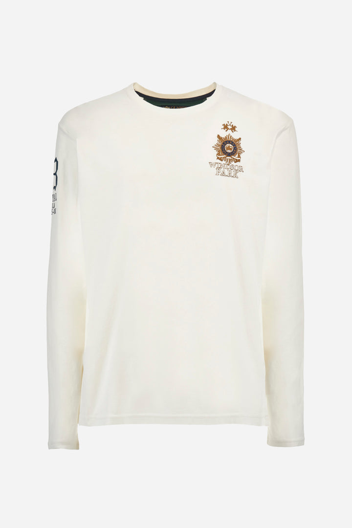 La Martina Man T-Shirt Semi Guards Peache/ Majica ZMRG30JS342