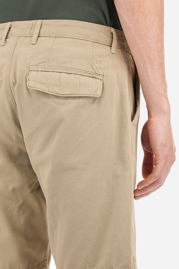 La Martina Bermuda Cotton Linen  /Bermude MAB004-TL147