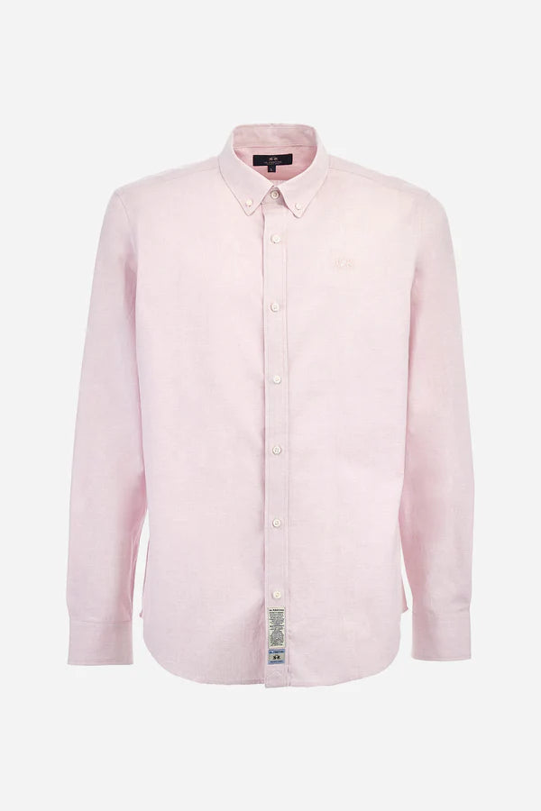 La Martina Shirt Light Cotton Linen  /Košulja MAC006-TL141