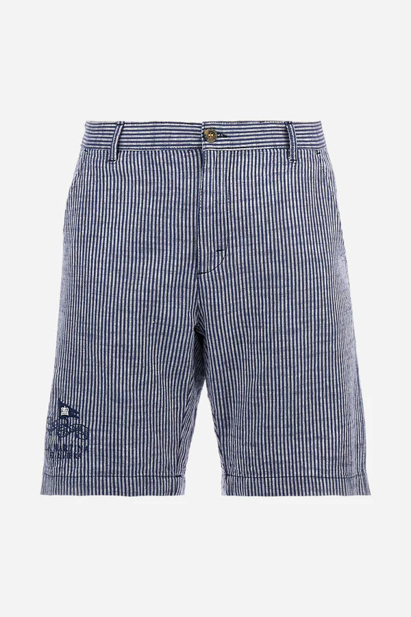La Martina Bermuda Linen Cotton /Bermude MAB005-CV049