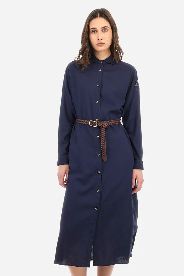 La Martina Dress L/S Viscose Linen /Haljina WAD001-TL336