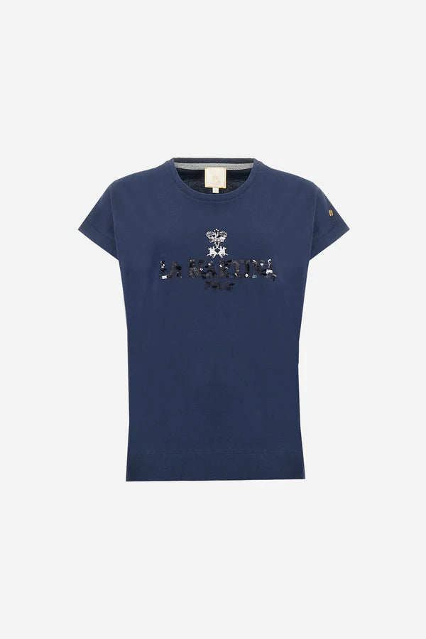 La Martina T-Shirt S/S Jersey /Majica WAR300-JS206