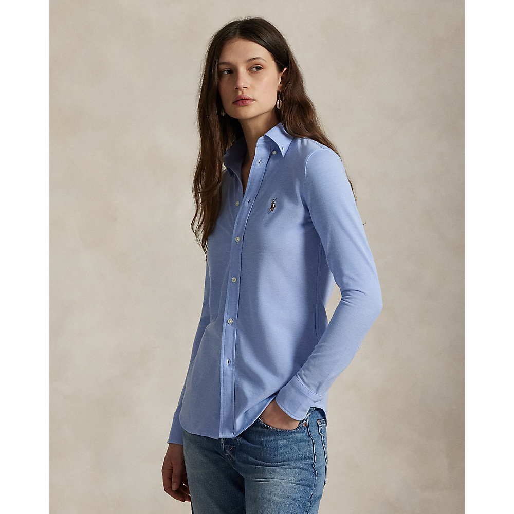 PRL Slim Fit Knit Cotton Oxford Shirt/Košulja 211664427001