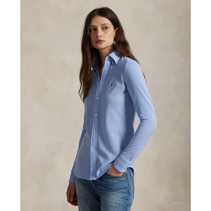 PRL Slim Fit Knit Cotton Oxford Shirt/Košulja 211664427001