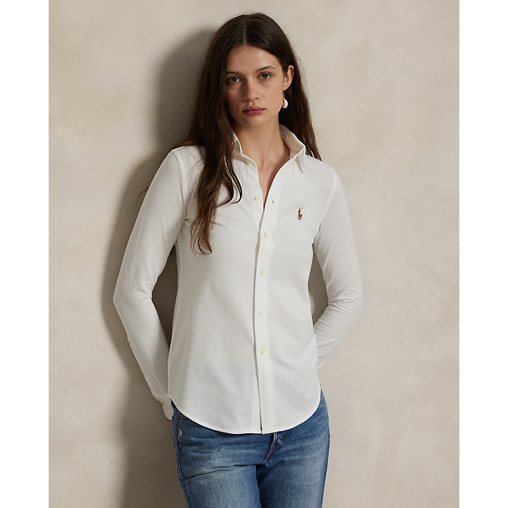 PRL Slim Fit Knit Cotton Oxford Shirt/Košulja 211664427003