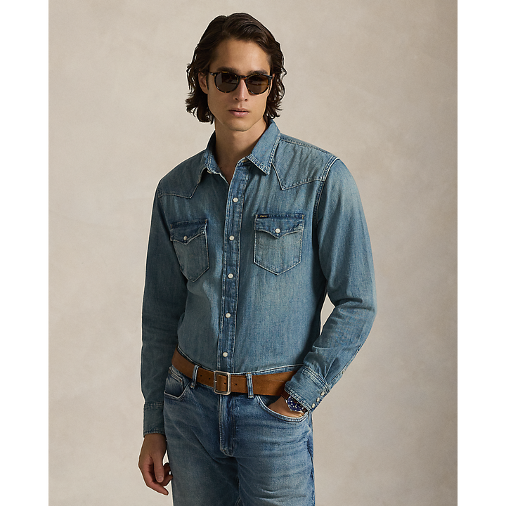 PRLSlub Denim Western Shirt/Košulja 710703936001