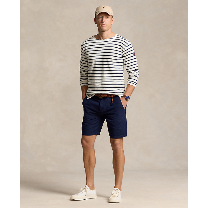 PRL 21.5-cm Classic Fit Cotton-Linen Short/Bermude 710741375004