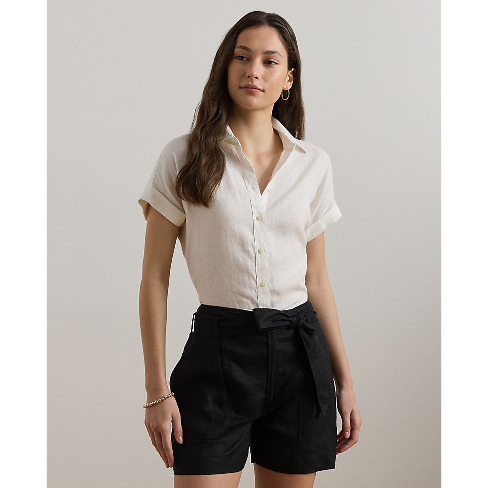 LRL Relaxed Fit Linen Short-Sleeve Shirt/Košulja 200699152001