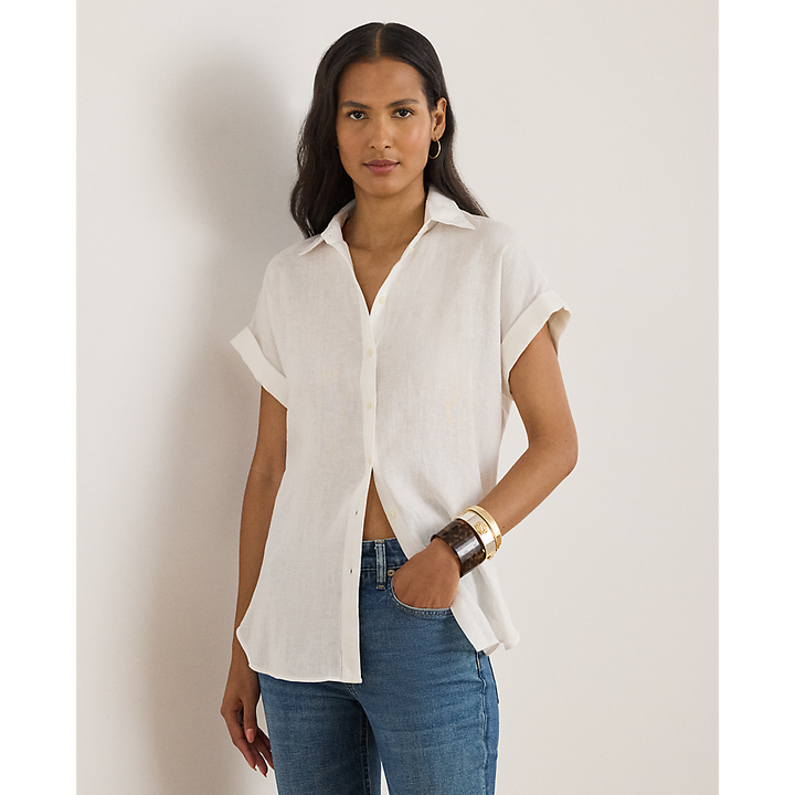 LRL Relaxed Fit Linen Short-Sleeve Shirt/Košulja 200699152001