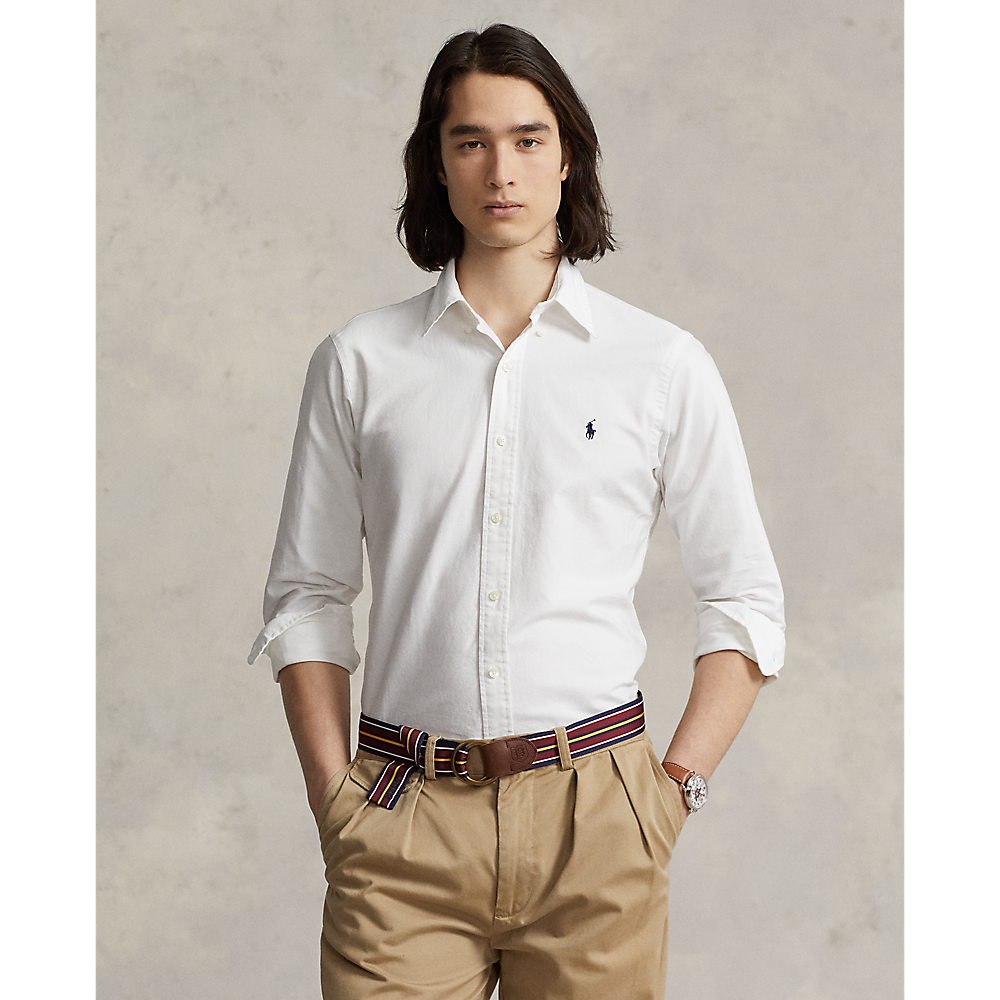 PRL Custom Fit Garment-Dyed Oxford Shirt/Košulja 710772290003