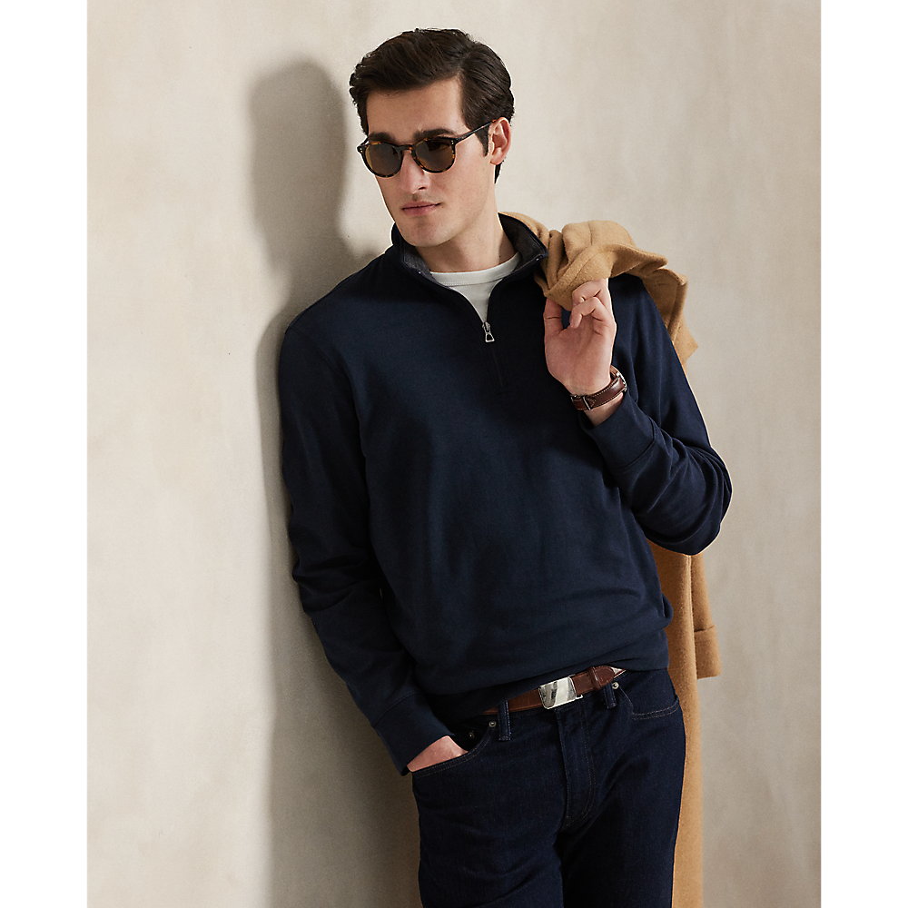 PRLLuxury Jersey Quarter-Zip Pullover/Pulover 710812963003