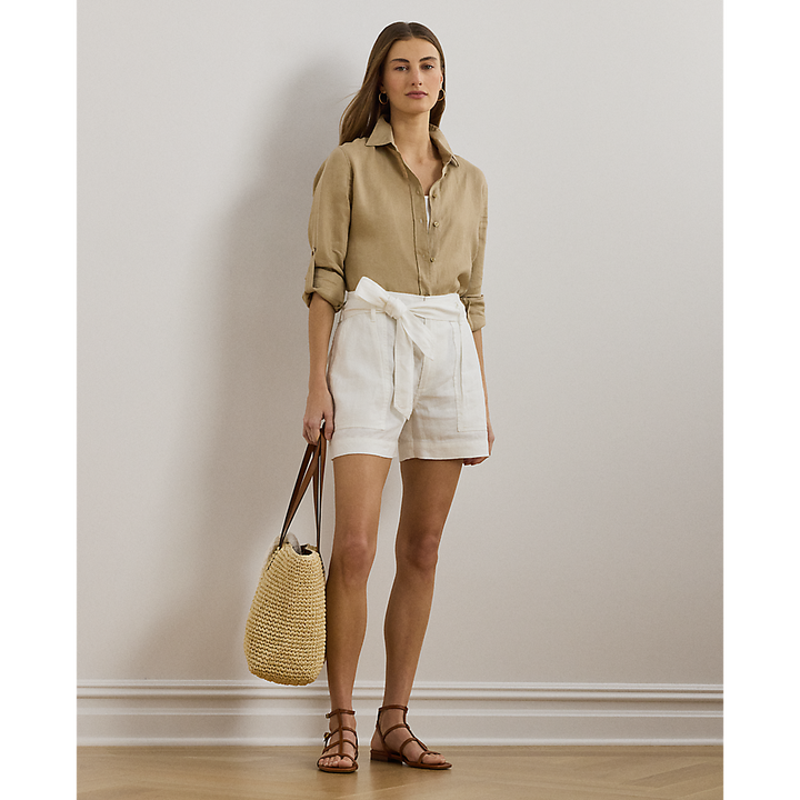 LRL Belted Linen Short/Bermude 200862093001