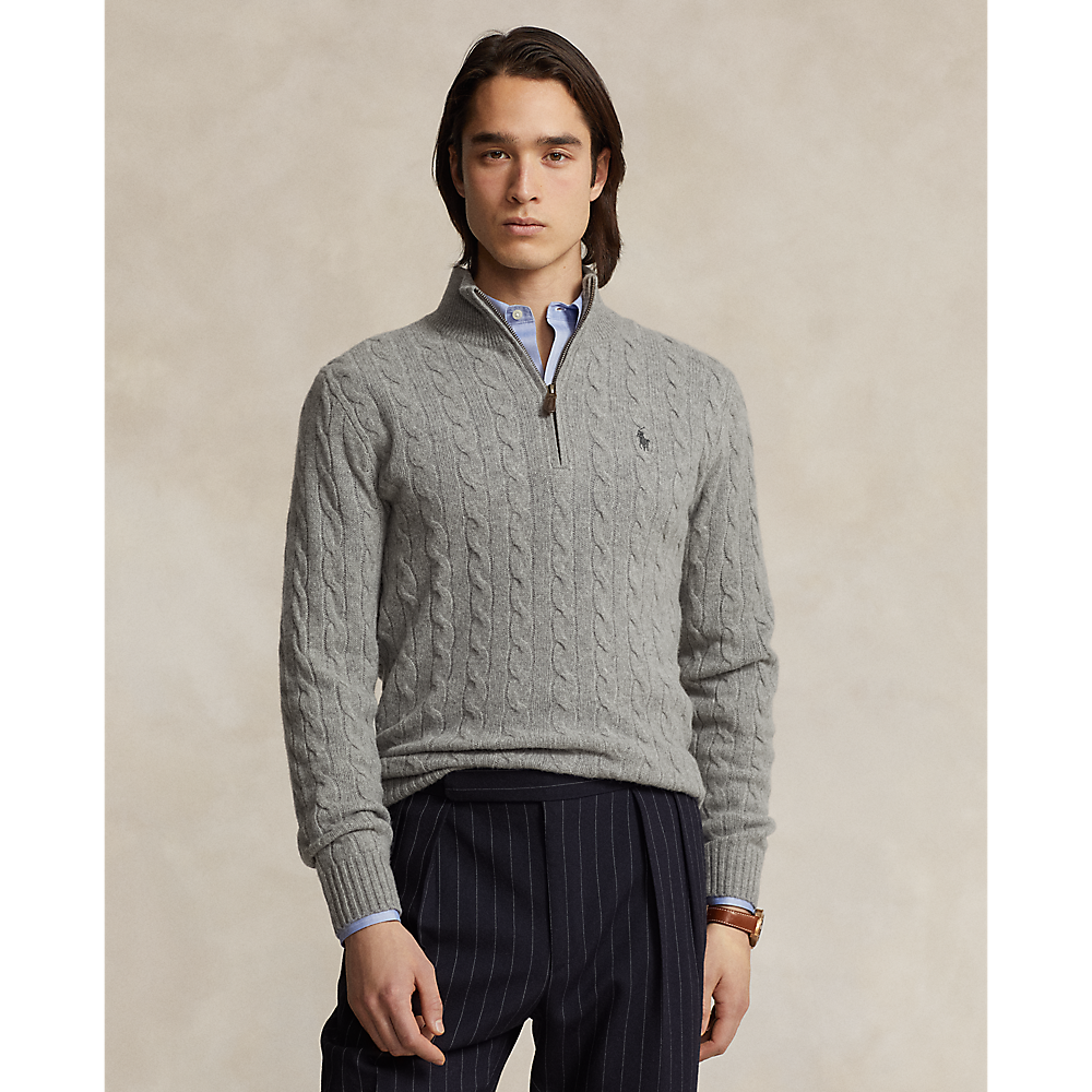 PRL Cable-Knit Wool-Cashmere Jumper/Pulover 710876766008