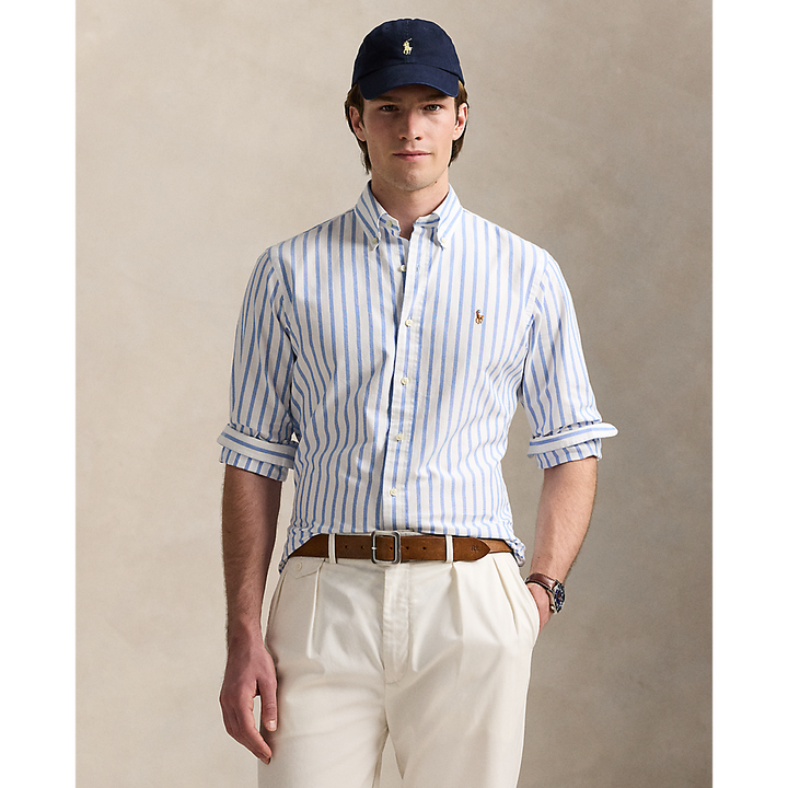 PRL Custom Fit Striped Oxford Shirt/Košulja 710906622001