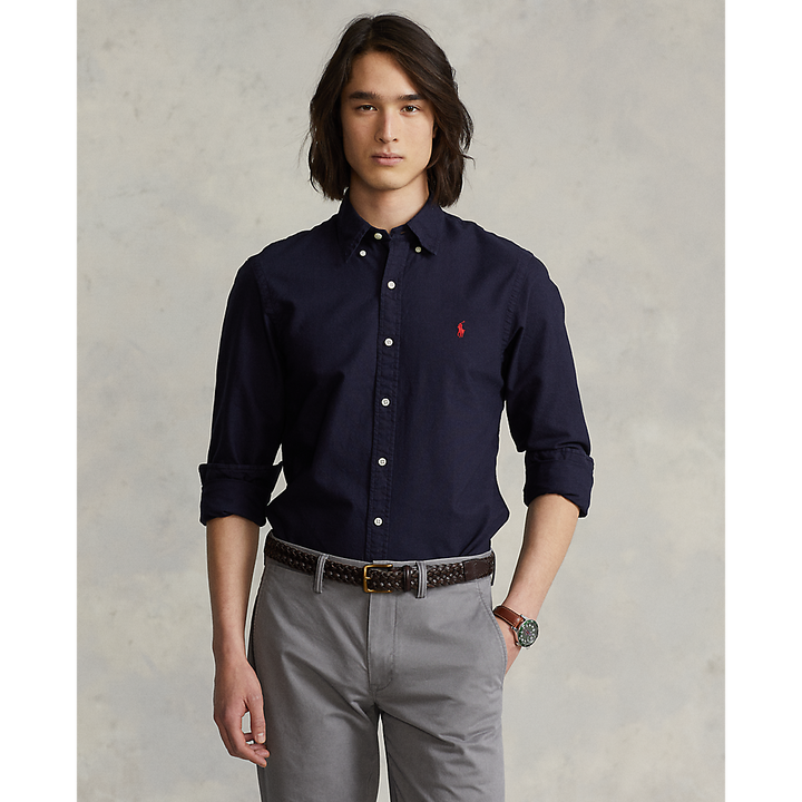 PRL Slim Fit Garment-Dyed Oxford Shirt/Košulja 710723610003