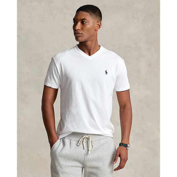 PRL Classic Fit Jersey V-Neck T-Shirt/Majica 710708261005