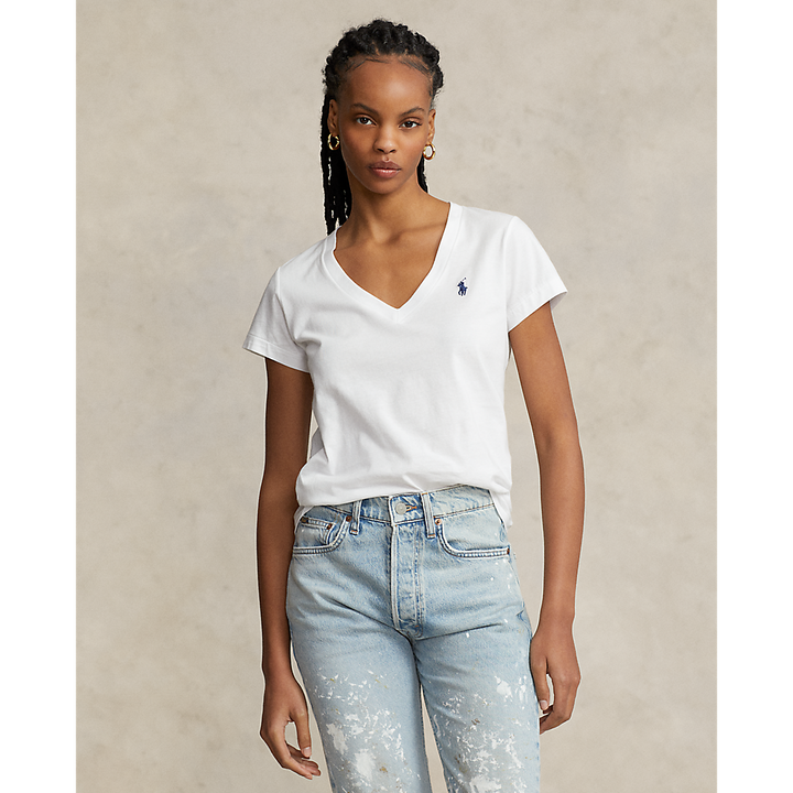 PRL Cotton Jersey V-Neck T-Shirt/Majica 211902403001