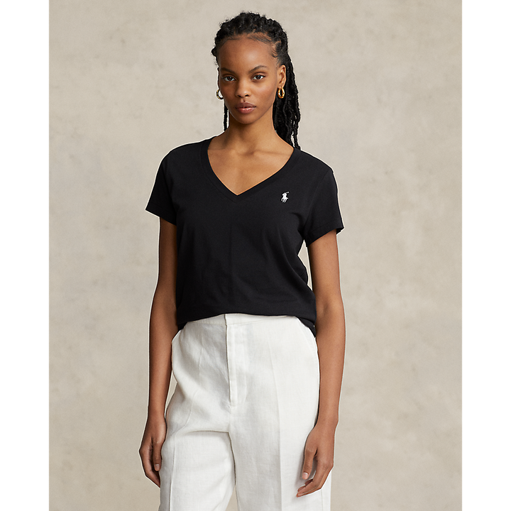 PRL Cotton Jersey V-Neck T-Shirt/Majica 211902403003