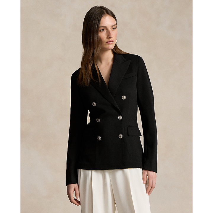 PRL Double-Breasted Knit Blazer/Sako 211910134002