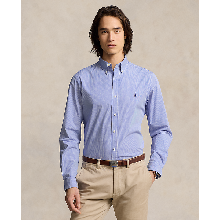 PRL Slim Fit Striped Stretch Poplin Shirt/Košulja 710928254007