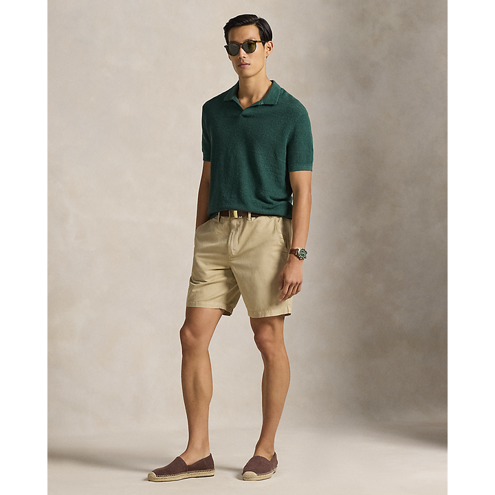PRL 21.6 cm Classic Fit Linen-Cotton Short/Bermude 710741375024