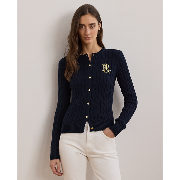 LRL Cable-Knit Cotton Cardigan/Pulover 200932225002