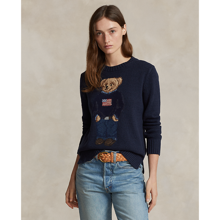 PRL Polo Bear Cotton-Linen Jumper/Pulover 211927070001