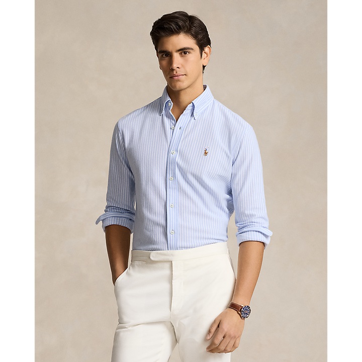 PRL Striped Knit Oxford Shirt/Košulja 710934575002