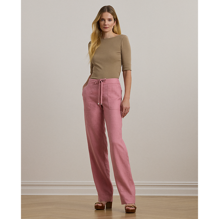 LRL Linen Wide-Leg Trouser/Hlače 200735136022