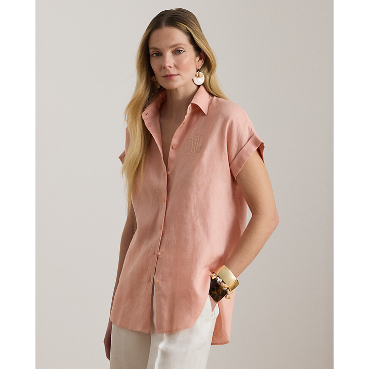 LRL Relaxed Fit Linen Short-Sleeve Shirt/Košulja 200874259012