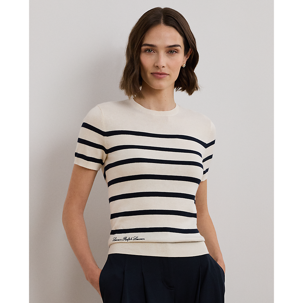 LRL Striped Short-Sleeve Jumper/Pulover 200961688002