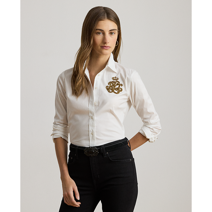 LRL Classic Fit Logo Cotton-Blend Shirt/Košulja 200979990002