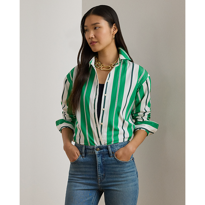 LRL Relaxed Fit Striped Broadcloth Shirt/Košulja 200P03666001