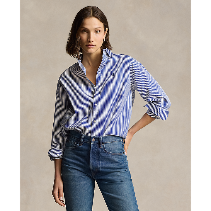 PRL Relaxed Fit Striped Cotton Shirt/Košulja 211910743020