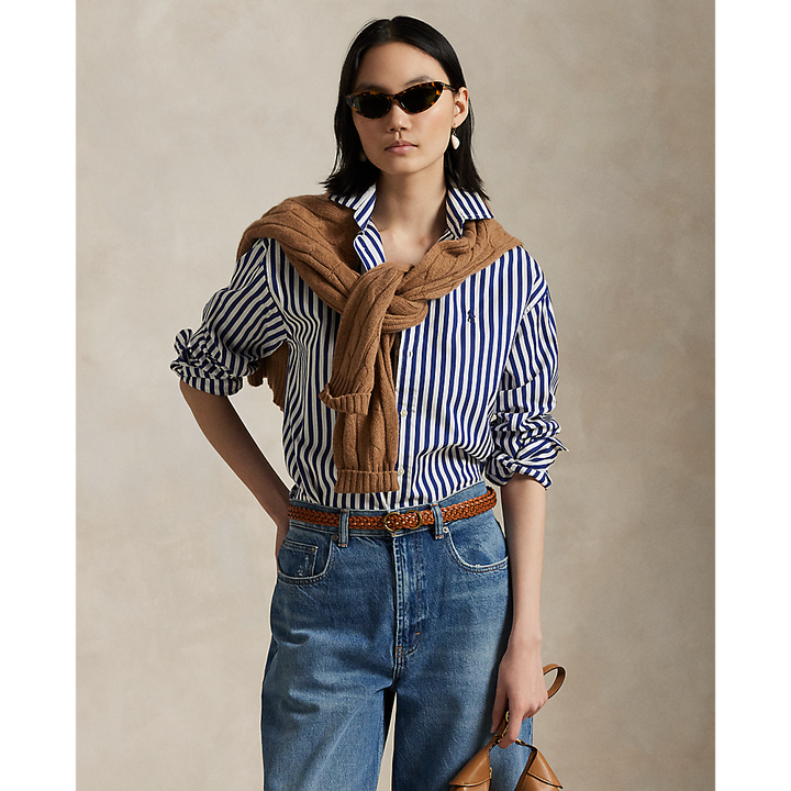PRL Relaxed Fit Striped Cotton Shirt/Košulja 211910743021