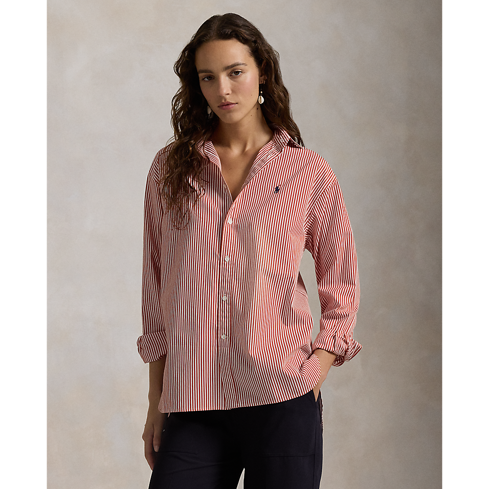 PRL Relaxed Fit Striped Cotton Shirt/Košulja 211910743026