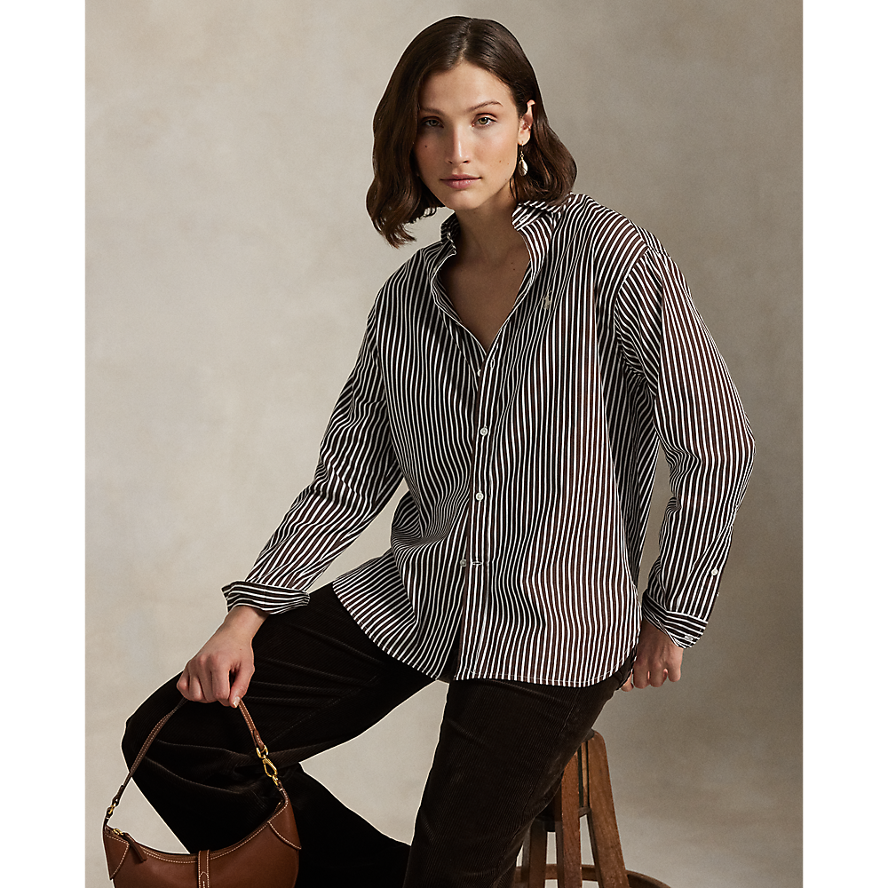 PRL Relaxed Fit Striped Cotton Shirt/Košulja 211910743031