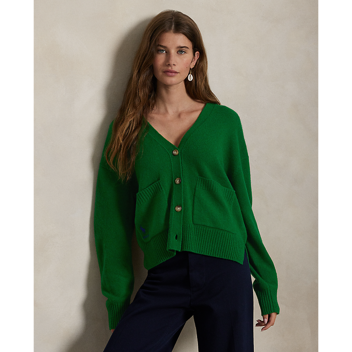 PRL Wool-Blend V-Neck Cardigan/Pulover 211914536013