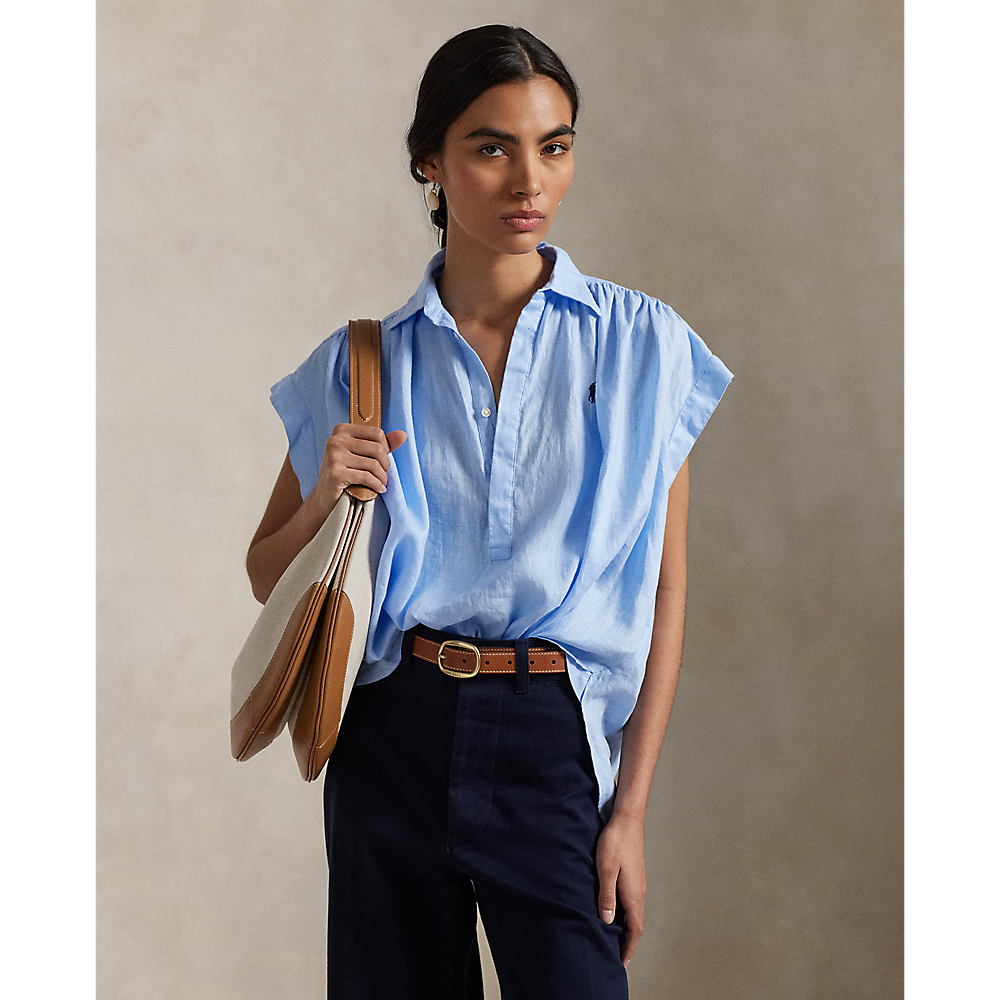 PRL Linen Popover Shirt/Košulja 211935131005