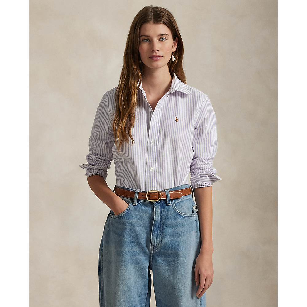 PRL Stretch Slim Fit Striped Oxford Shirt/Košulja 211941508004