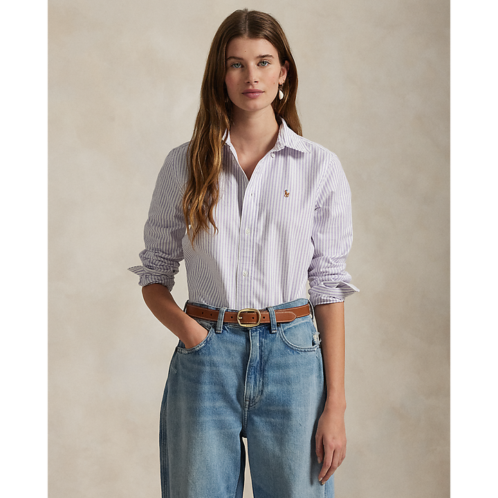 PRL Stretch Slim Fit Striped Oxford Shirt/Košulja 211941508004
