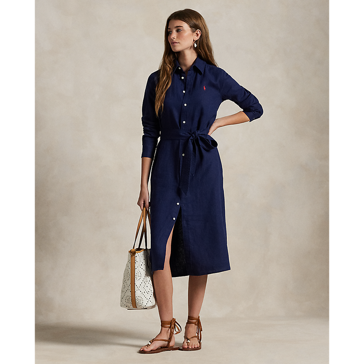PRL Belted Linen Shirtdress/Haljina 211943992005
