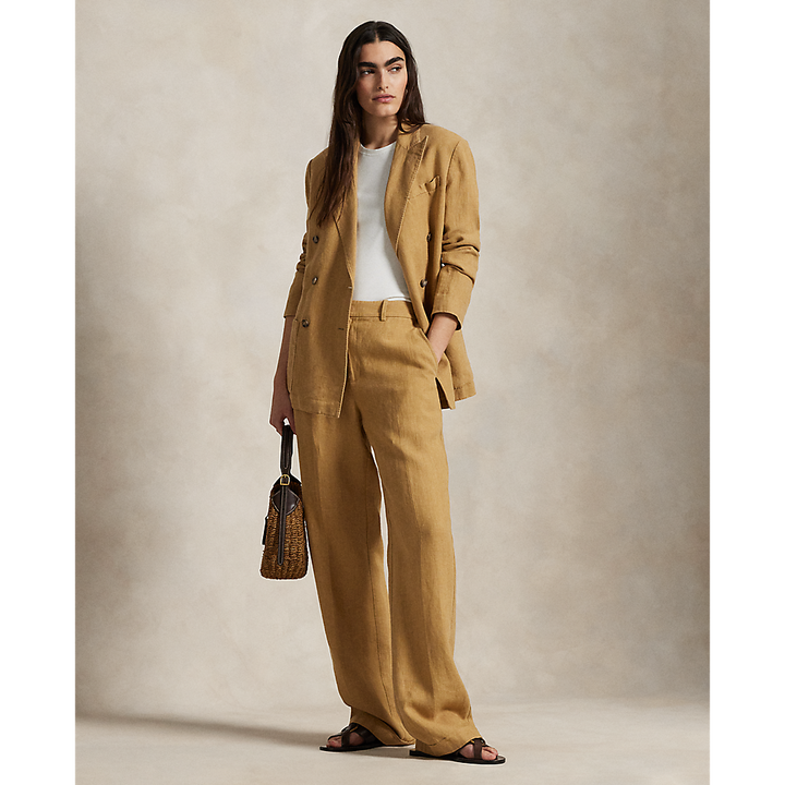 PRL Linen Relaxed Straight Trouser/Hlače 211965024001